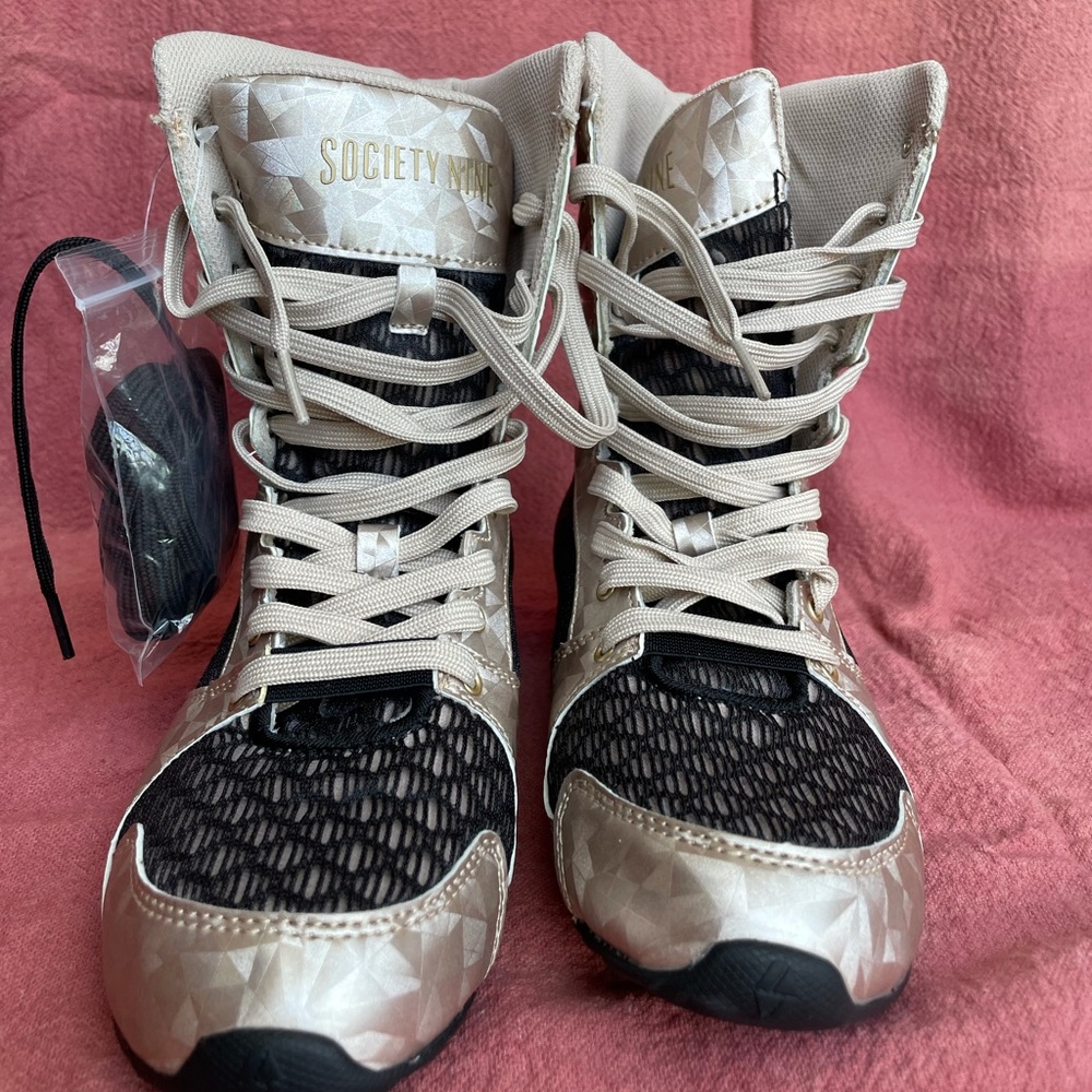 Society Nine EOS High Top Boxing Boots